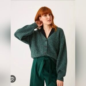 Frank & Oak The Seawool® Cardigan in Pine Grove - M